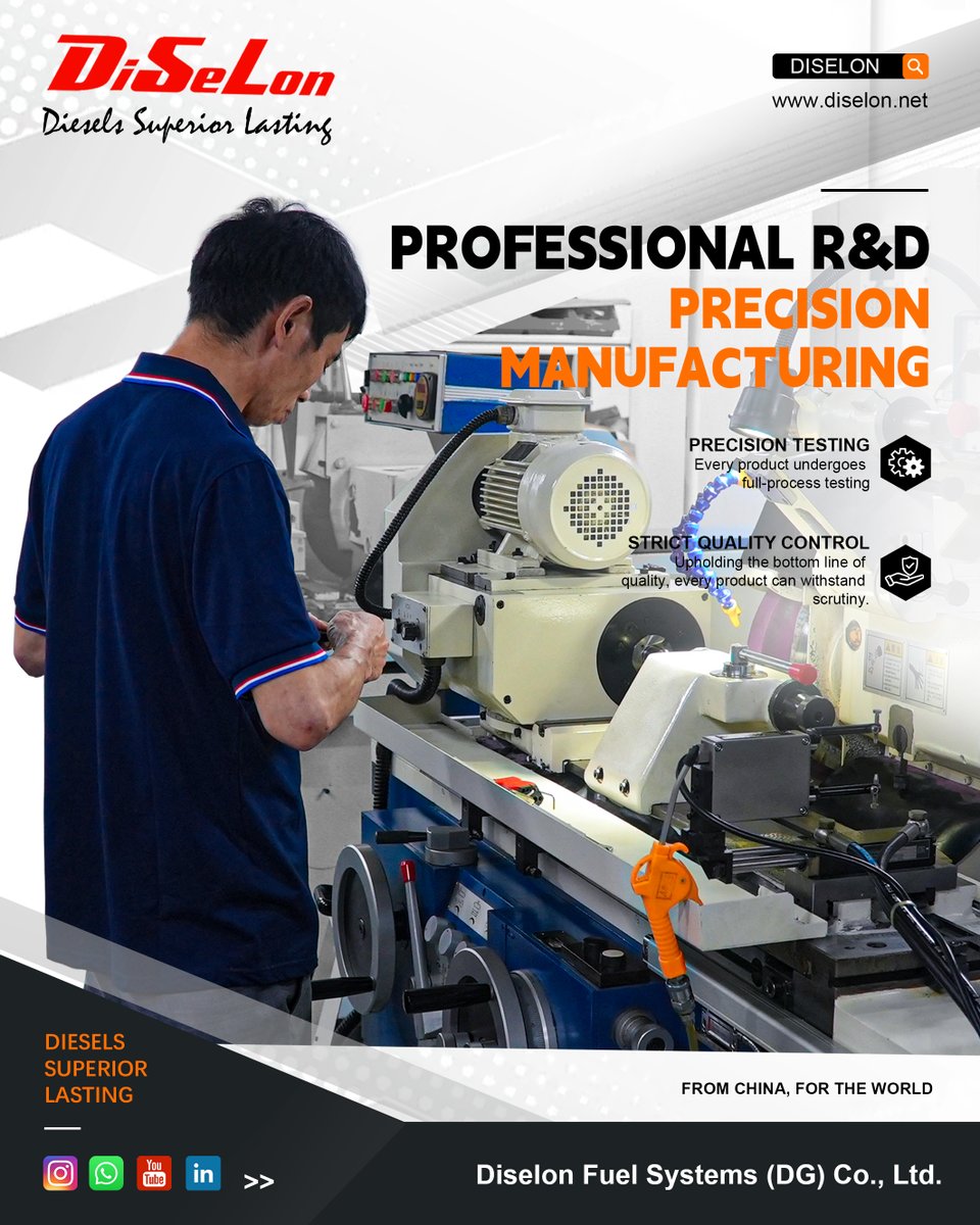 DiselonPower's tweet image. Precision is discipline

Every step at Diselon follows a strictly controlled process.

Reliability is built through consistency at every step.
#Diselon #fuelinjection #dieselengineparts #engineparts #fuelinjector #fuelpump #dieselinjector