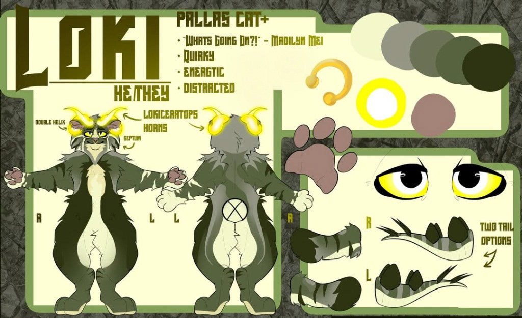 GloriaArtwork's tweet image. Loki a mischievous cat with a twist! 😼⚡️ Quirky, playful, and full of surprises! 🐾💥
#LokiArt #FurryArt #CharacterDesign #MischievousVibes #CatDesign #FurryCreatures #DigitalArt #ArtOfTheDay #commissionopen