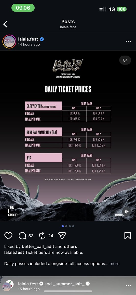 dankefleur's tweet photo. OPEN JASWAR LALALA FEST - rex orange county, kodaline, steve lacy

✅ Data pribadi &amp; self-payment
✅ Fee 100-150k

proof : secured 10 tix exo in jakarta

t jastip exhorizon jkt matt maltese two door cinema livin mandiri konser

#zonauang https://t.co/1tur3cxgyG
