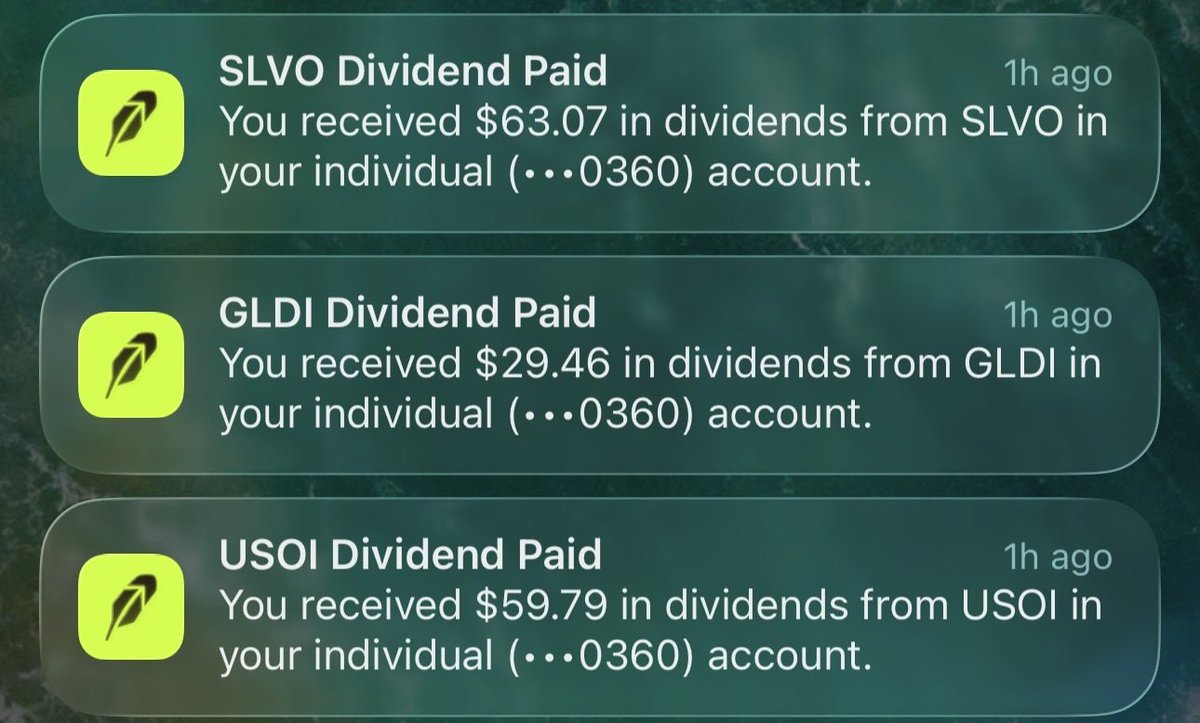SharesUp500's tweet photo. Dividend drop hit today.

Total cashflow: $152.32.
Stack it, reinvest it, keep the machine running.

#DividendDrop #CashFlow #PassiveIncome #IncomeInvesting #DividendInvestor #WealthBuilding #MarketMindset #ReinvestTheDividends #FinancialFreedom https://t.co/LLzPGGSwfo