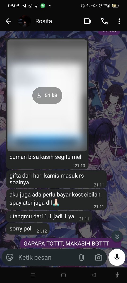 yeppi_stuff's tweet photo. Dia masih ada utang sejuta, dan terakhir dia bayar utang 2 tahun lalu https://t.co/xBFVMHjf2m