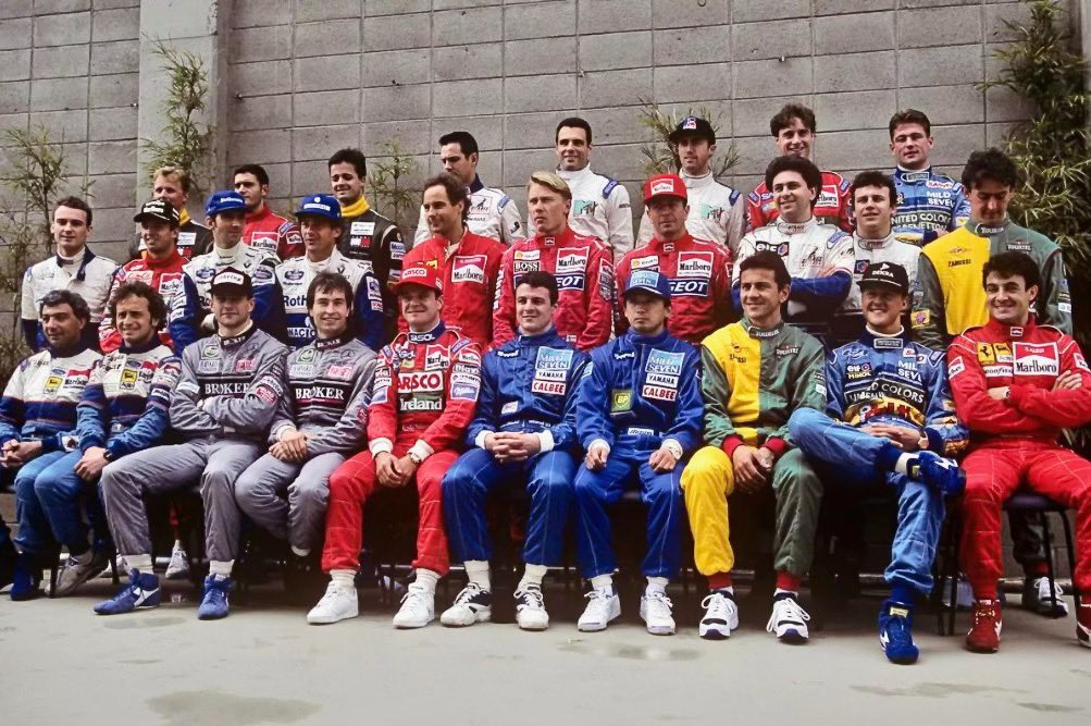 Adelaide_GP's tweet image. The Formula 1 class of 1994, before the tragic losses of Roland Ratzenberger and Ayrton Senna.

Image from F1. #F1 #Formula1 #Adelaide #AusGP #AdelaideAlive