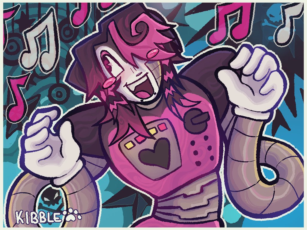 kibblersqrimblr's tweet photo. how life feels listening to hard drive on full volume #mettaton #undertale #deltarune https://t.co/S5Hi3TYjt7