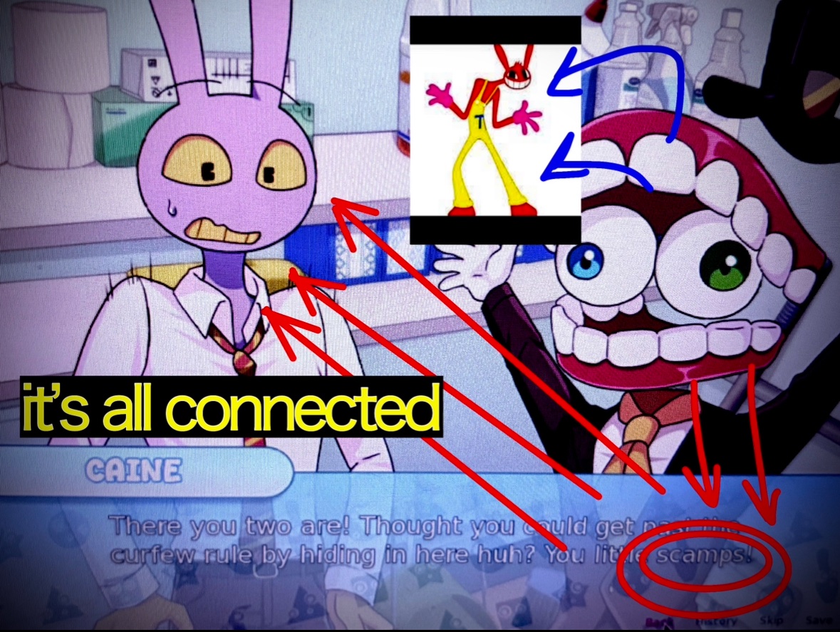 precelzz's tweet image. Caine is Thomas theory?? #tadc #thomas #jax #cainethomastheory #imsonichesnorts