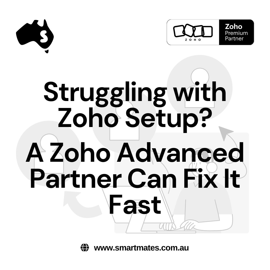 smartmatesco's tweet image. Call 1300 199 964 | Email help@smartmates.com.au | Visit smartmates.com.au/zoho

Struggling with Zoho setup?

Most issues aren’t software problems but poor configuration. Learn how a Zoho Advanced Partner can fix it fast.

Read more: smartmates.com.au/zoho/blogs/str…

#Zoho #CRM