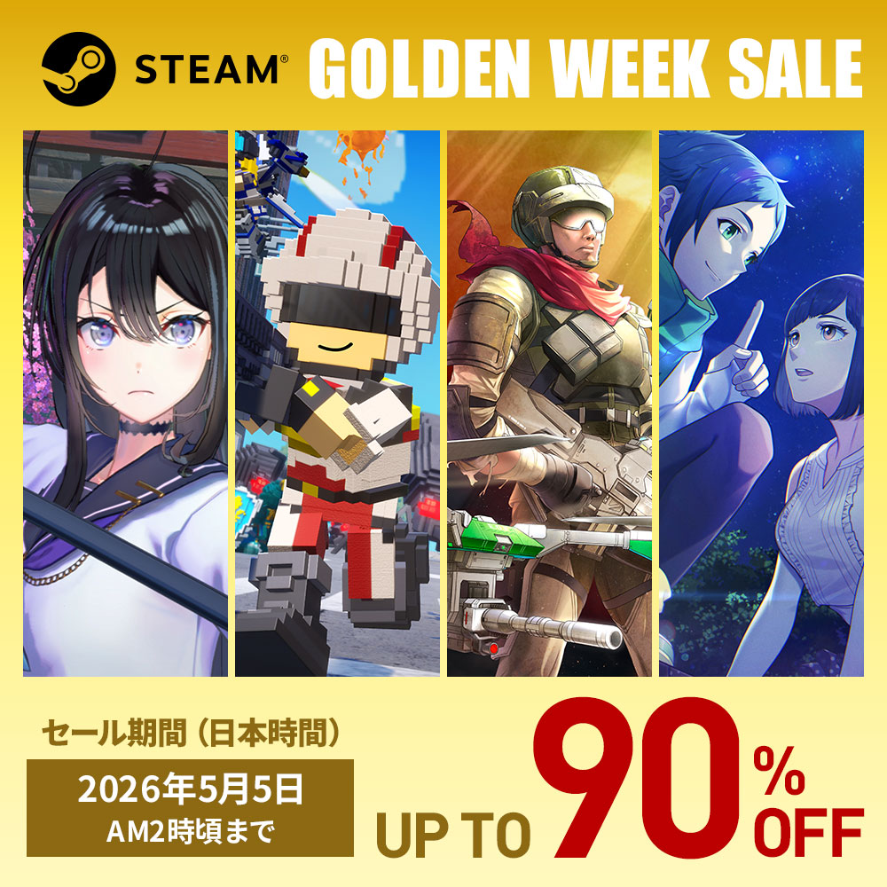D3_PUBLISHER's tweet photo. Steam「GOLDEN WEEK SALE」開催✨

逃走中が初セール！地球防衛軍6などEDFシリーズゲーム本編＆追加ミッションもまとめて大幅割引！
https://t.co/iChLholM9H
さらにゼンシンマシンガール、デスペラドロップス、幕末恋華新選組などが過去最大割引のGWセール実施中💻（5/5 AM2時ごろまで） https://t.co/ZXSKO6YPrk