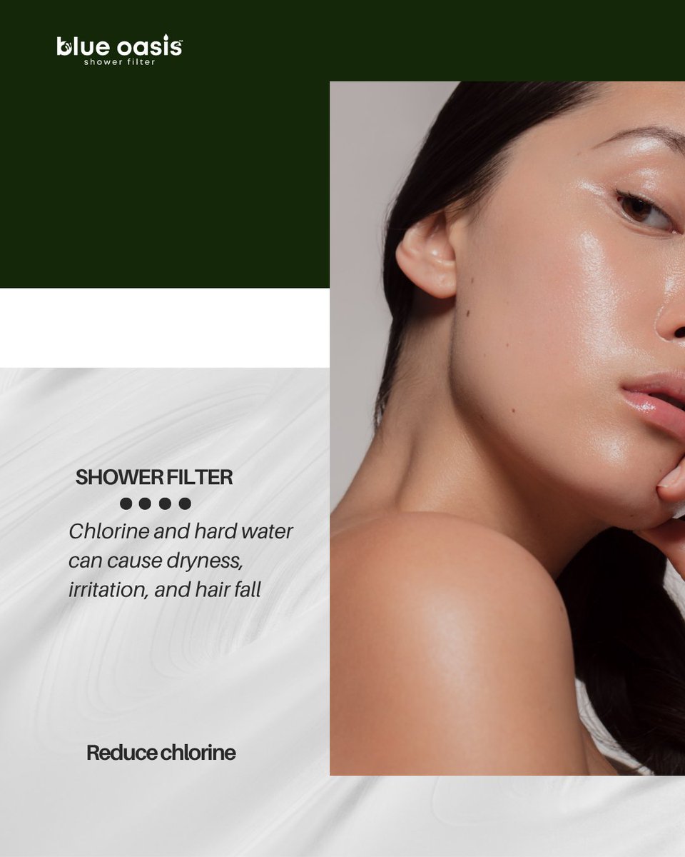 Blueoasisfilter's tweet image. What’s in your shower water? 🚿

Chlorine and hard water can damage your skin and hair every day 😣

The Blue Oasis Shower Filter helps:
✔ Reduce chlorine
✔ Remove impurities
✔ Protect your skin
✔ Support healthier hair
#blueoasisfilter #showerfilter #cleanwater #hairfall