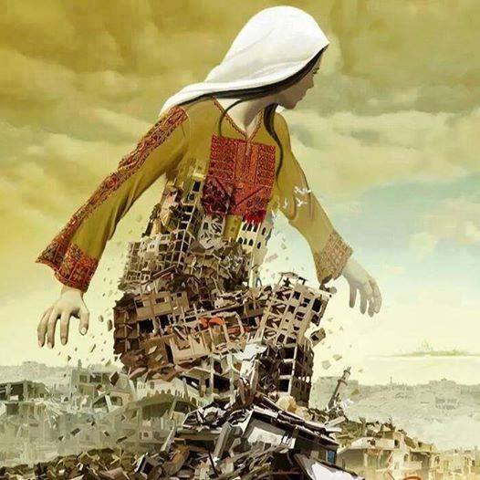 viccosuave's tweet photo. @ghadaa231 Powerful image by Imad Abu Shtayyeh, depicting the will of a people:

From the death and destruction Palestine rises! https://t.co/0zsOYplg8A
