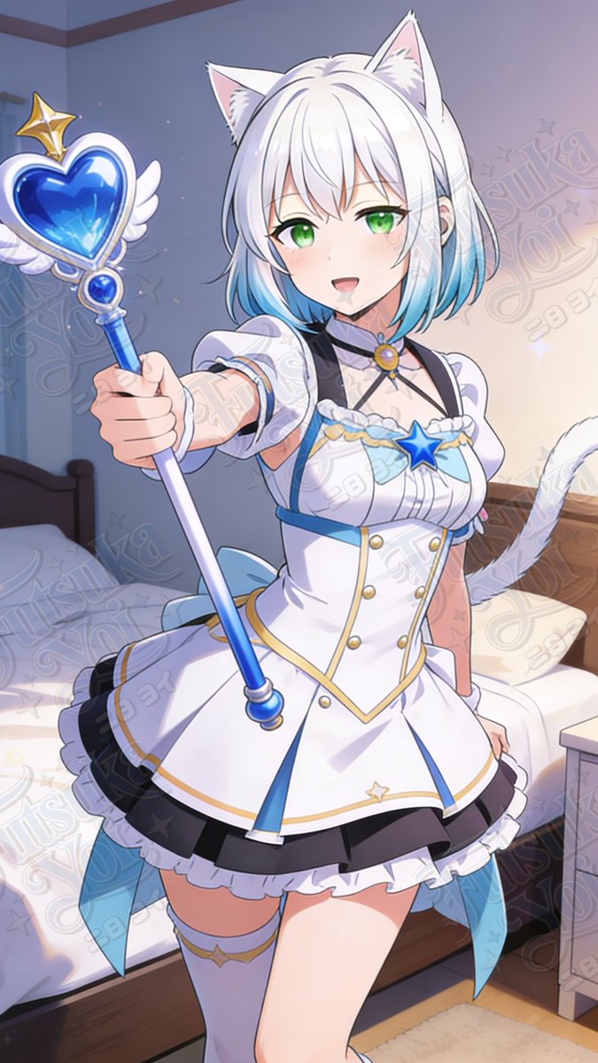 futsukayoiyoi88's tweet image. 魔法少女ヨイヨイだぁ～～～～　「今の私には、守りたいものがある！」～～～😉🩵

#AIart, #AIartist, #GenerativeArt, #DigitalArt, #AIartCommunity, #AIillustration, #AIイラスト, #AI画像生成, #AIアート