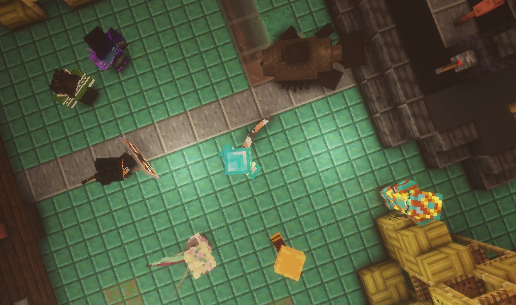 TallTalesSMP's tweet photo. ONE OF THESE THINGS IS NOT LIKE THE OTHER-
Zot is not normally a fish....

Biggest lore event EVER on May the 3rd!! BE THERE OR BE SQUARE
.... well i guess it's minecraft so.. BE CIRCLE https://t.co/IKI9VAvxw8
