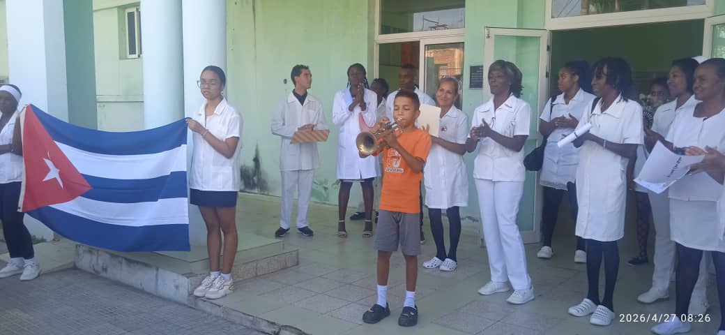 YaimaraLa's tweet photo. Acto Provincial de Inició la 65 Campaña de Vacunación Antipoliomielítica oral realizado en el policlínico López Peña de  #SantiagodeCuba @CphemStgo @ProsaludC  @DPS_Santiago @BeatrizJUrrutia @japortalmiranda https://t.co/BlMnkbPvY9