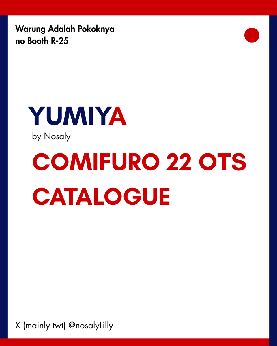 Nosaly 👓 | 📌 CF22 R-25 tweet media