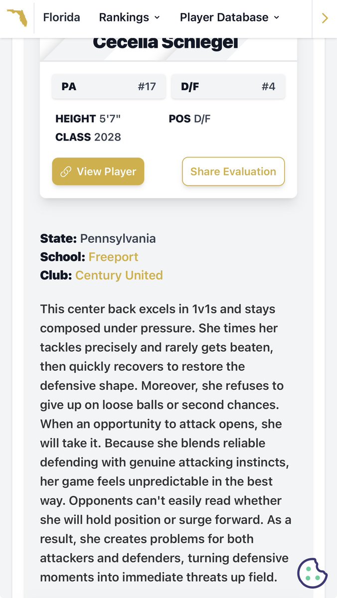 Cece Schlegel | 2028 | #24 CB/F tweet media