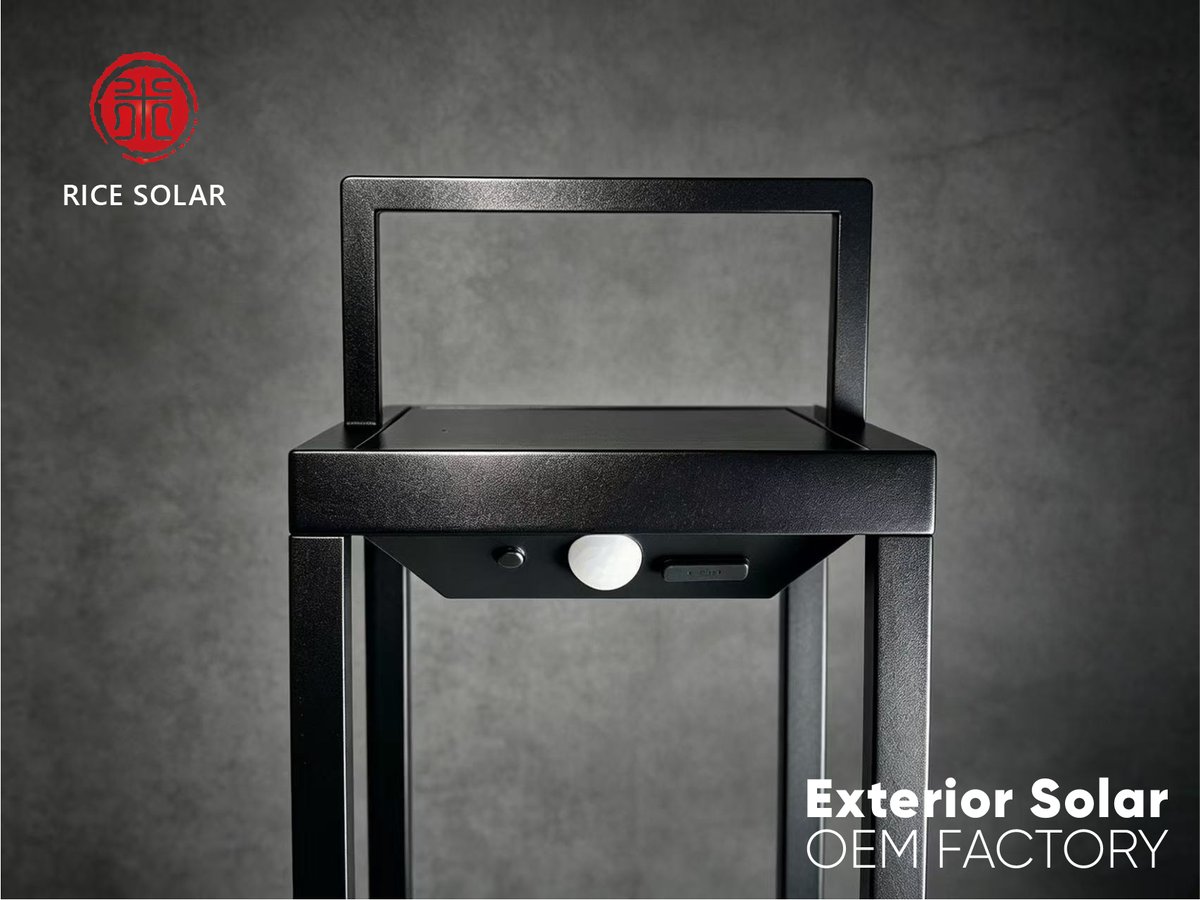 RiceSolarLight's tweet photo. Sleek heavy-duty solar lawn lantern 🪔
Solid die-cast aluminum build | New iron lithium battery | Smart intelligent dimming
Perfect upgrade for upscale outdoor &amp; garden lighting.
#SolarLawnLight #OutdoorSolar #PremiumLight #SolarManufacturer https://t.co/v3I89MohTK