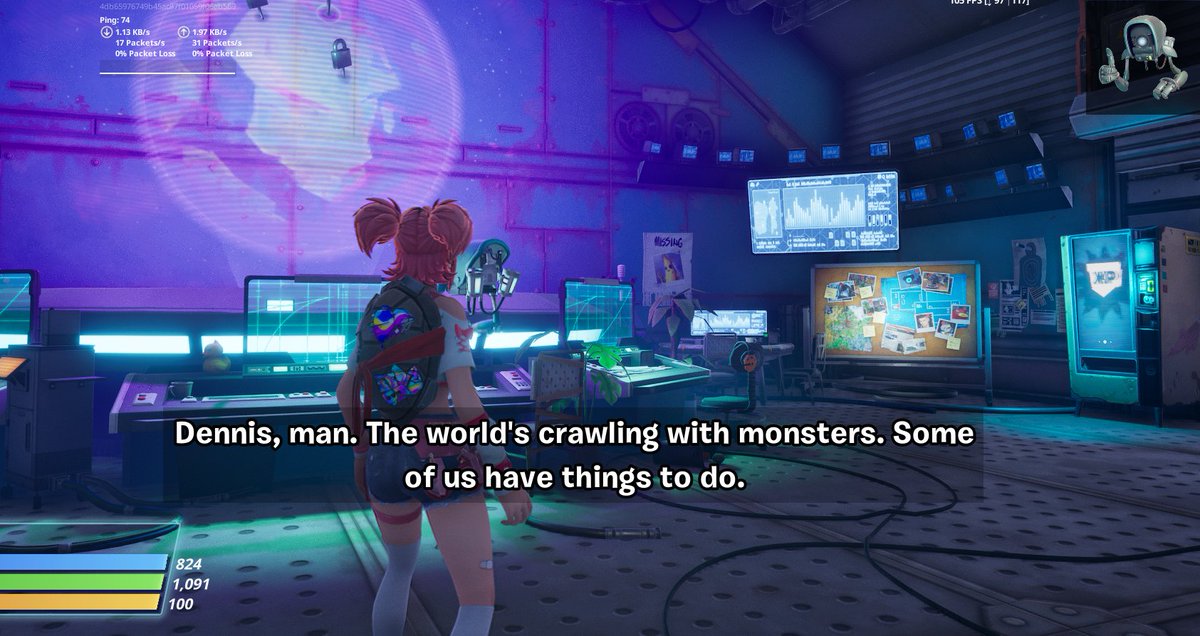 Fortnite Save The World is such an unhealthily "Focus M" game they had to build an entire explorable lobby just so players could wait out the dialogue.