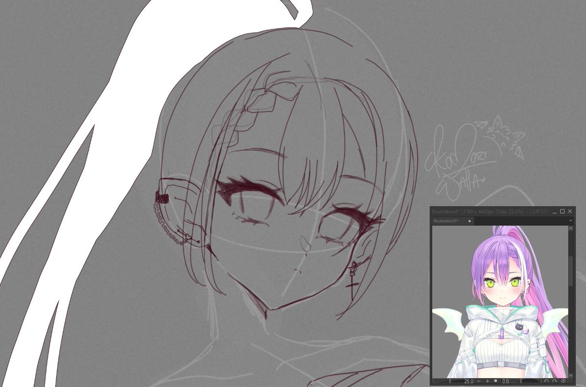 Komori watta| Vgen commissions 🦇🍡 tweet media