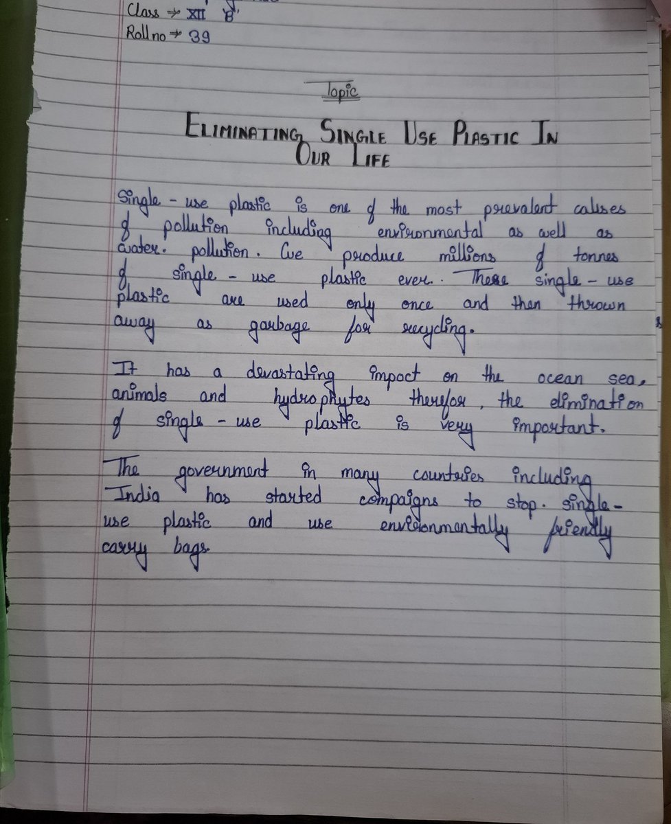 SSDGIRLSSRSECS1's tweet image. An essay writing session on “Say No to Single-Use Plastic” was conducted in our school to encourage students to express their thoughts on environmental protection and sustainable living. 
#protectnature
#SayNoToPlastic