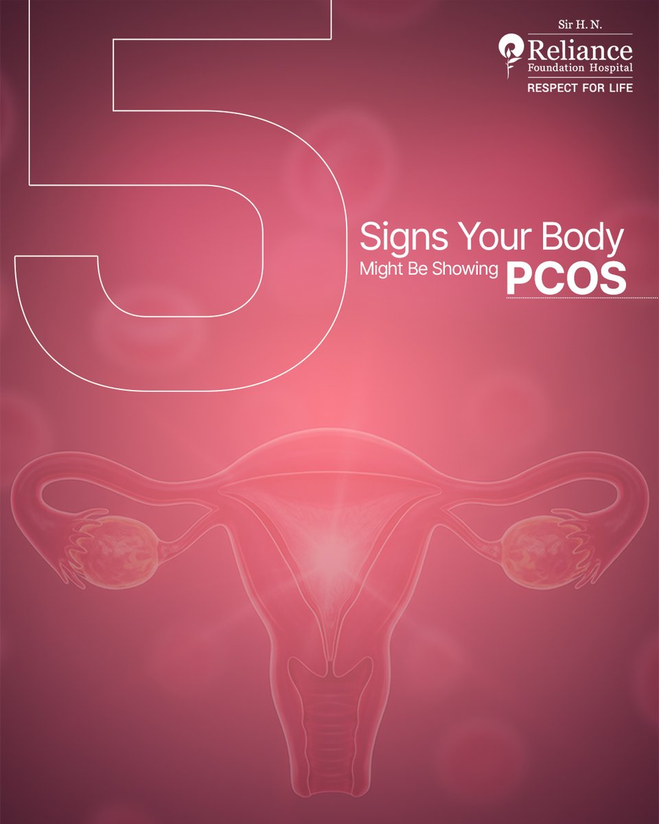 RFhospital's tweet photo. Noticing irregular periods, acne or sudden weight gain? These could be early signs of PCOS (Polycystic Ovary Syndrome).

PCOS is a common hormonal condition that can affect menstrual health, skin, hair and fertility, but early diagnosis and the right care can help manage it effectively. Recognising the symptoms is the first step towards better health.