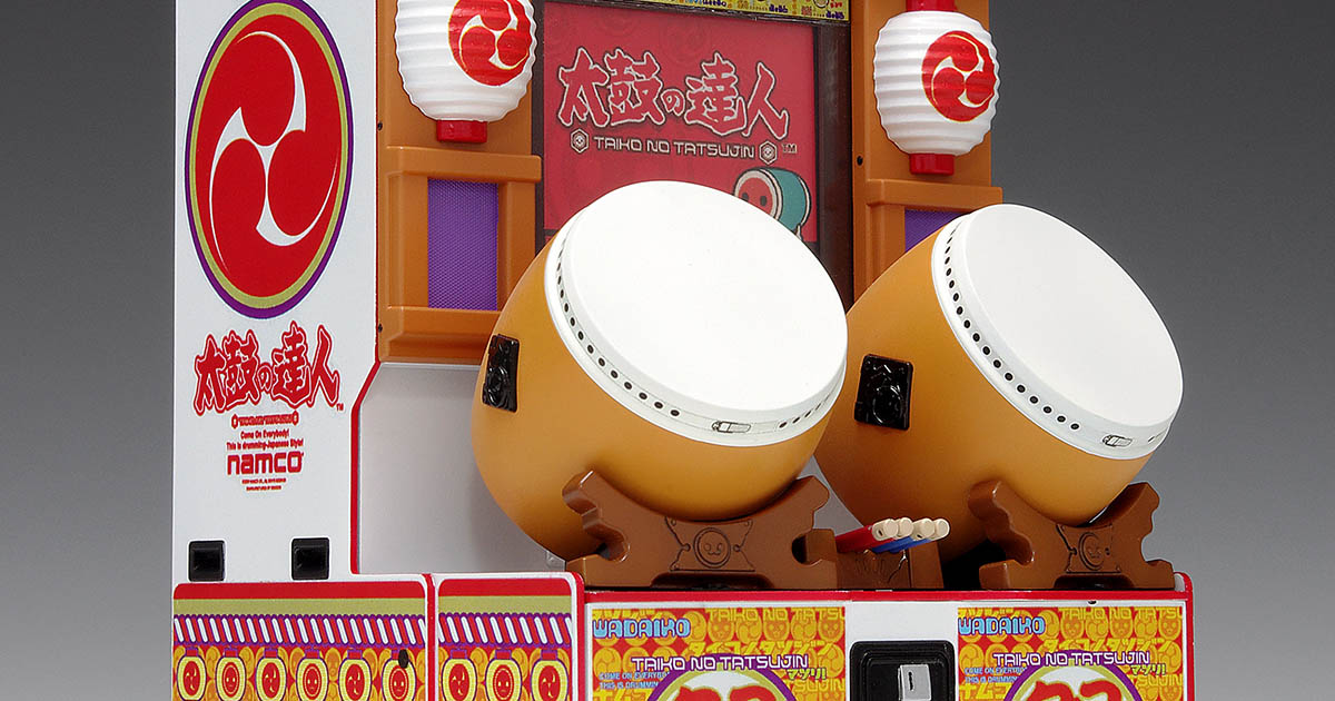 太鼓の達人初代アーケード筐体プラモ、再販決定