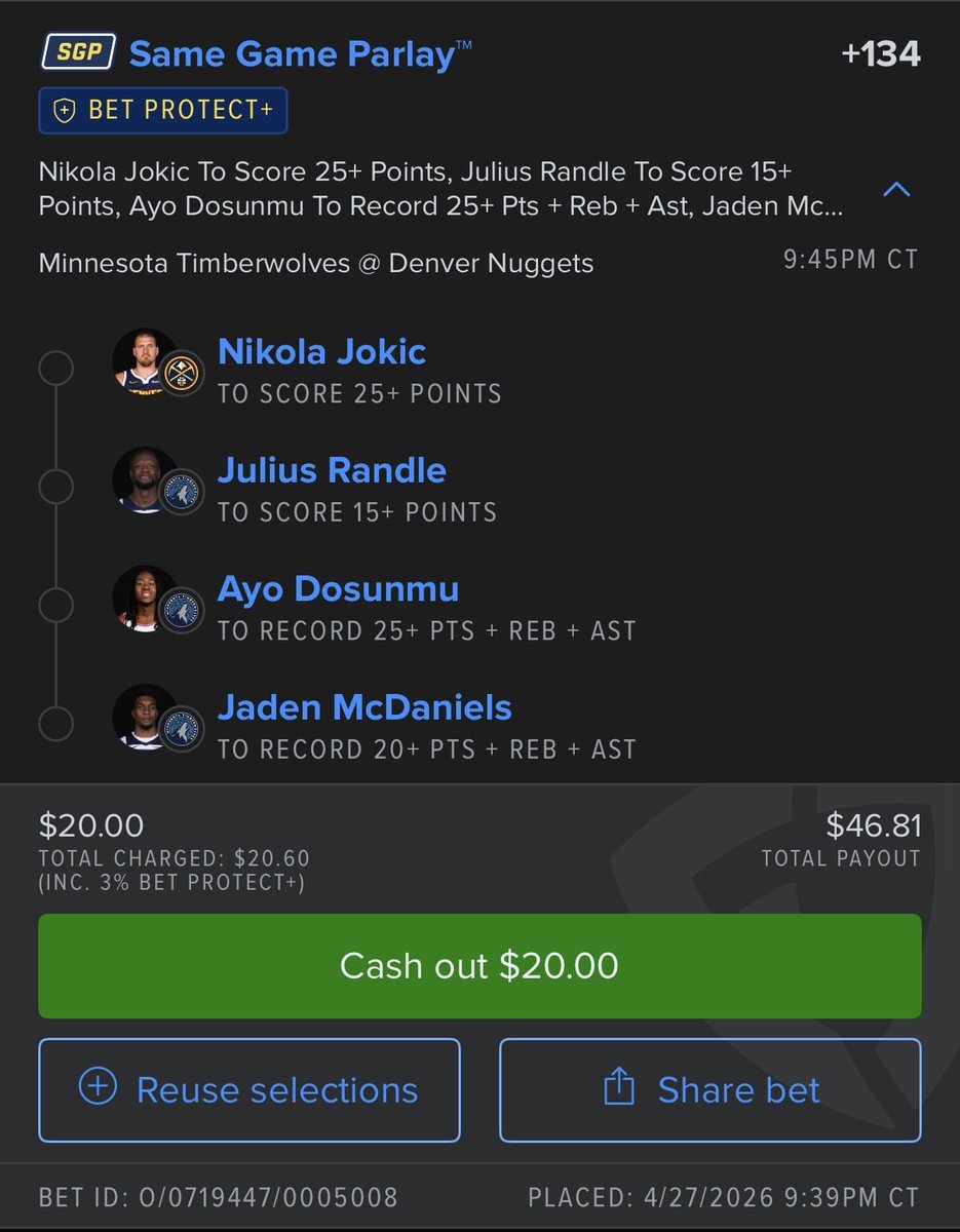 Belt to Odds tweet media