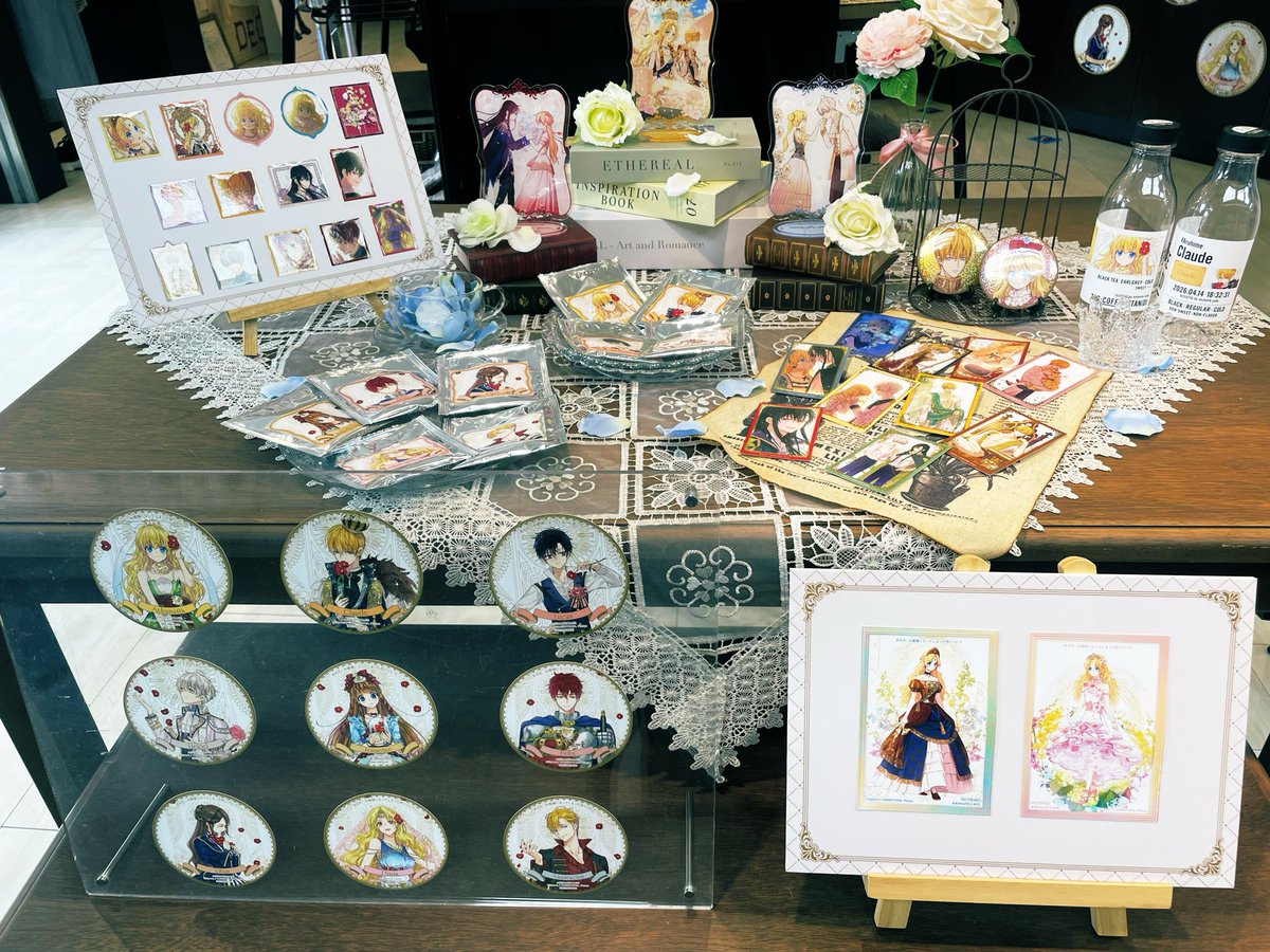 ある姫カフェ行ってきました！ グッズの並べ方可愛すぎる? キービジュ 