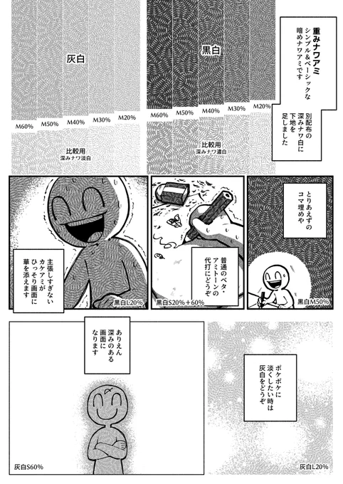 先週に続き新しいクリスタ素材アップしました!
ダーク&ベーシックな当たり判定デカめ白カケトーンセットのナワアミバージョンです!
シンプルかつ湿度高めな縄カケ・縄アミをお求めの方はぜひ😎

ありえん重みのあるカケアミ https://t.co/zMS44JpWUk 