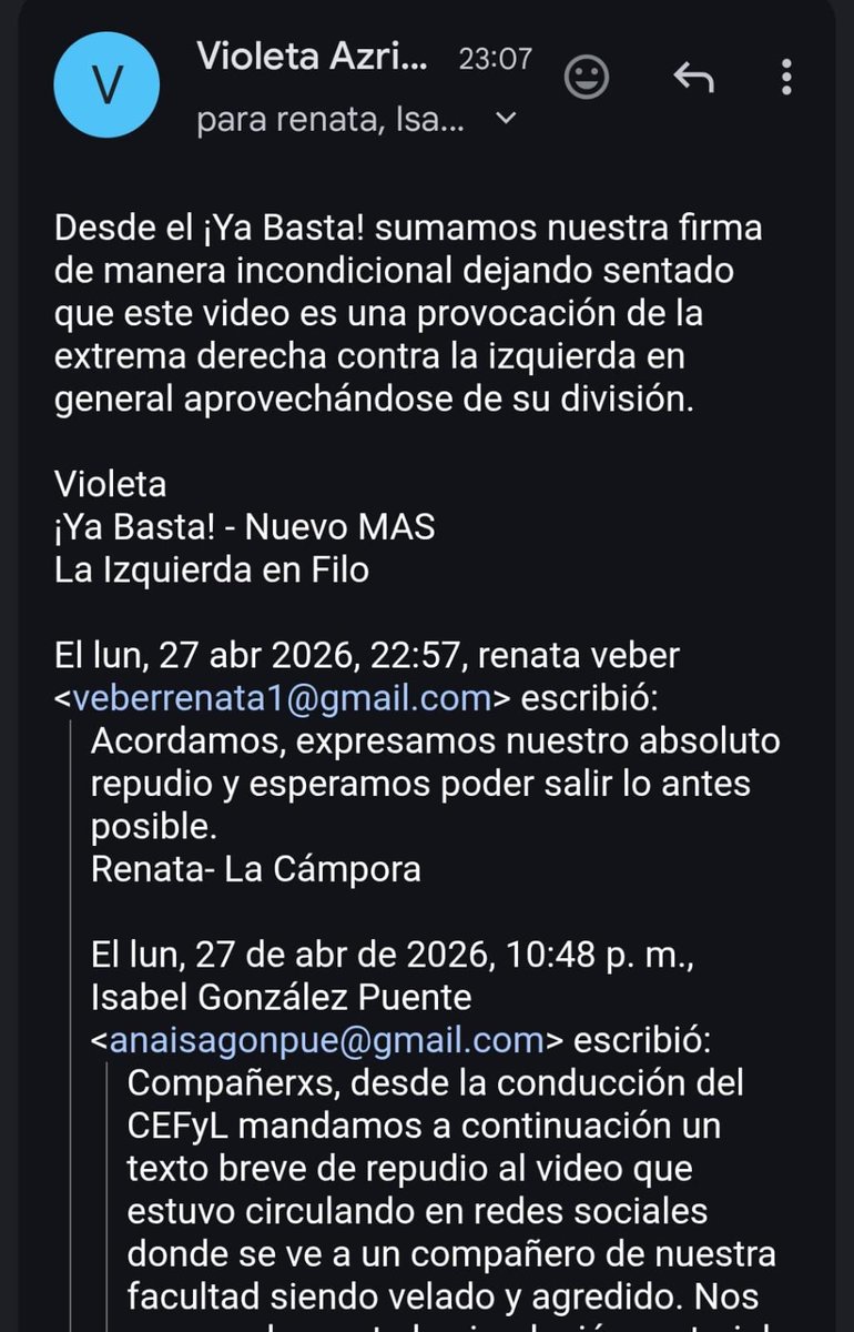 ¡Ya Basta! Filo tweet media