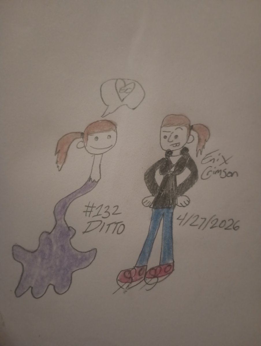 EnixCrimson's tweet image. Definitely seeing double! Here's #ditto  #pokemon #fanart