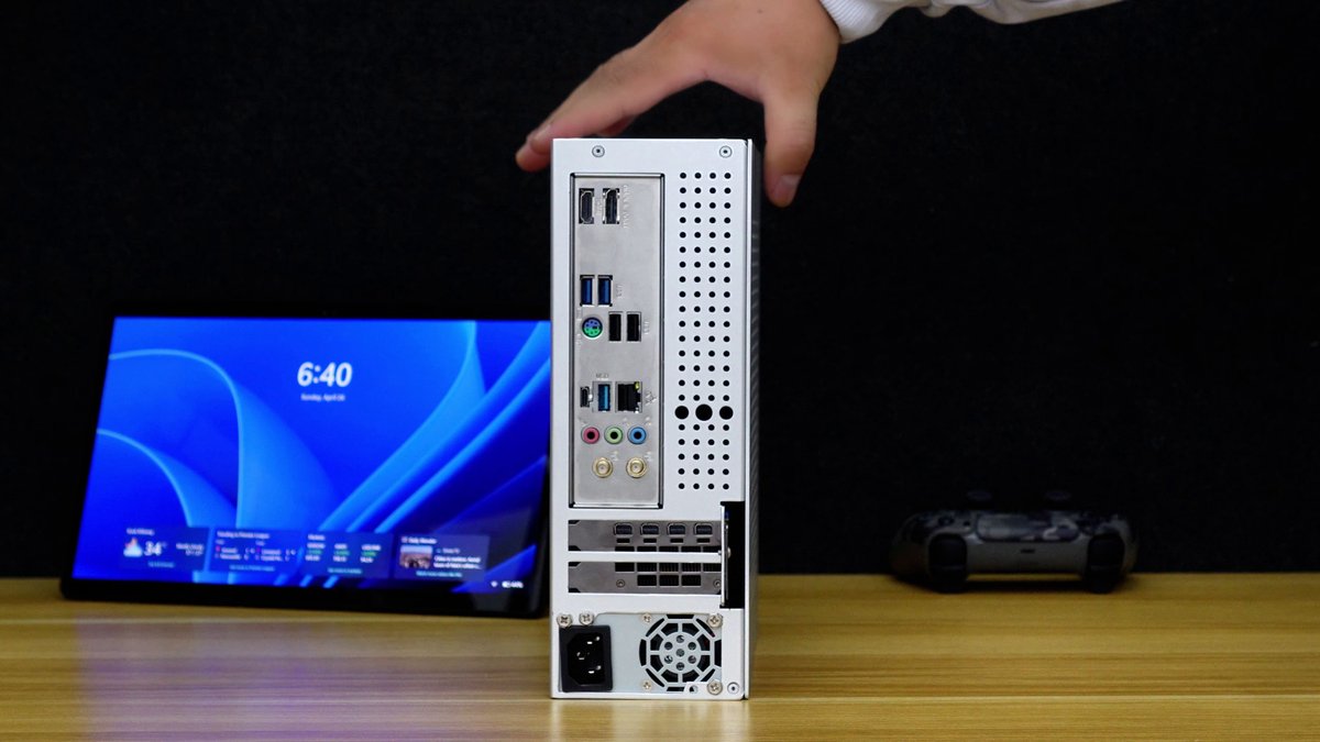 itggear's tweet photo. No talk, just BUILD: Ryzen 5 5600X + Intel Arc Pro B50 SFF HTPC! Check out full build video https://t.co/yvaGksAdOV https://t.co/7PK7mms3Rd