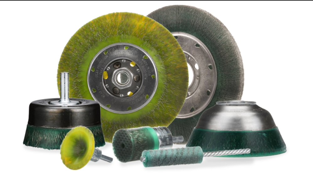 MaryBursten's tweet photo. Efficiency is everything in metalworking. ⚙️

Standard wire brushes flex and break. Encapsulated Wire Brushes stay rigid and last longer.
https://t.co/Qs22vJnFve
https://t.co/Fo2Ul1oHFm
https://t.co/II0OYQ0Df4
#Manufacturing #TechUpdate #IndustrialTools #SafetyFirst #Metalwork https://t.co/z6FKGyJzMc