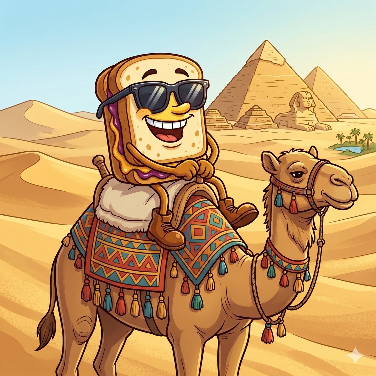 PButterJelly's tweet image. Guess what day it is? 🐪 It’s officially Hump Day and PJELLY is out here being a literal SAND-wich. 🥪🏜️If we can make it across the Sahara, you can make it to Friday! Stay cool, stay jamming, and let's get over this hill. ✨#HumpDay #PJELLY #WednesdayWisdom #crypto 

Token: