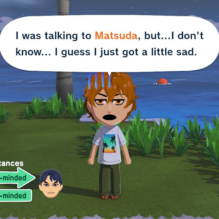 monoshell's tweet photo. The first thing I did after creating Matsuda is introduce him to Azuma and he immediately became depressed https://t.co/W2T9dpY9vl