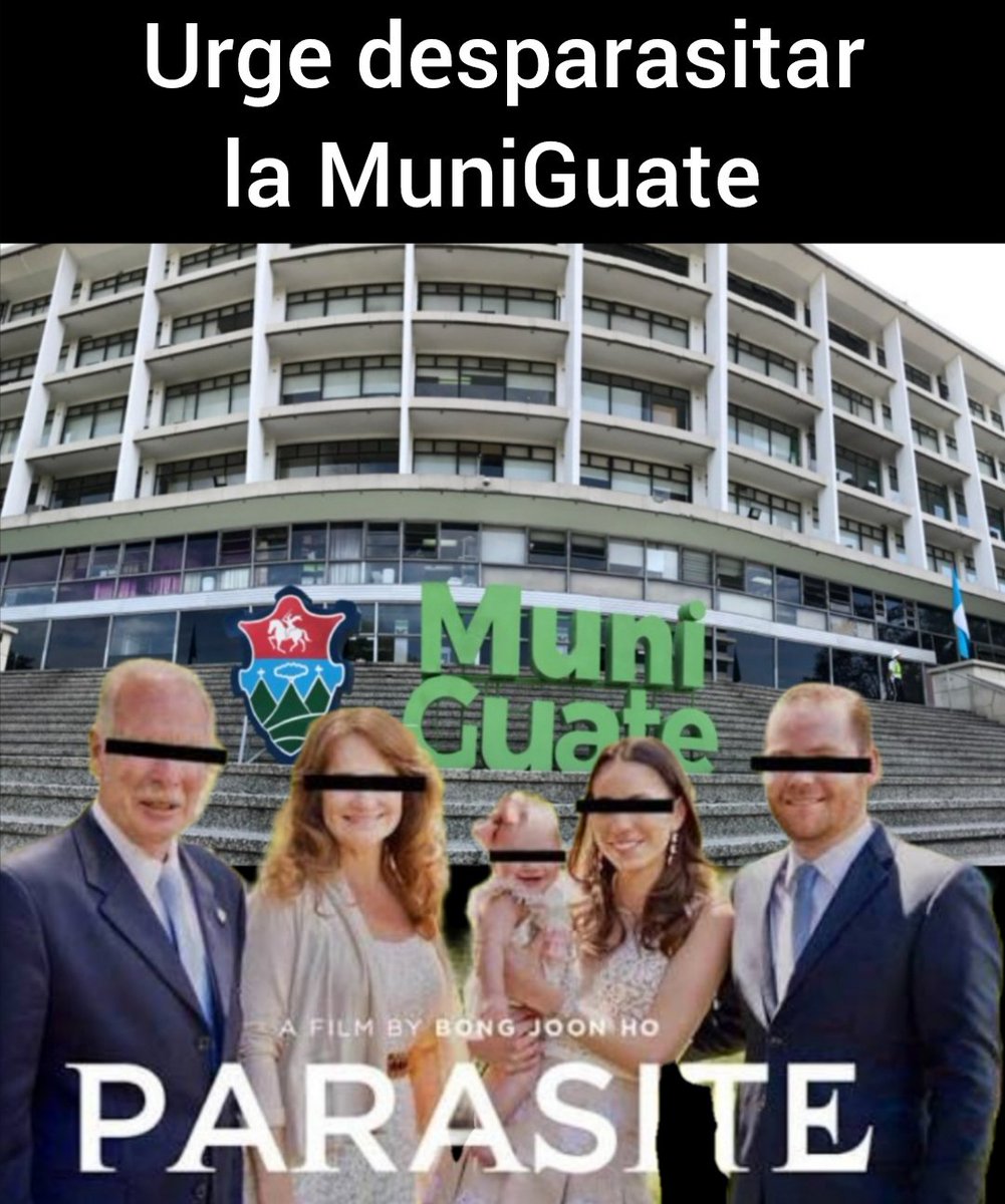 Cómo los parásitos que llevan metidos en la #MuniGuate más de 40 años, y nadie que los saque de allí