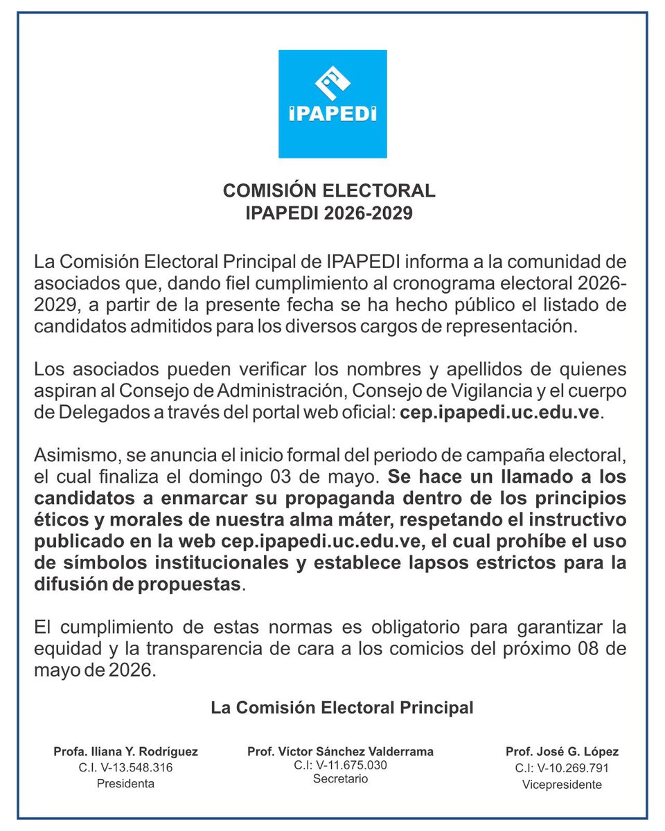 Universidad de Carabobo tweet media