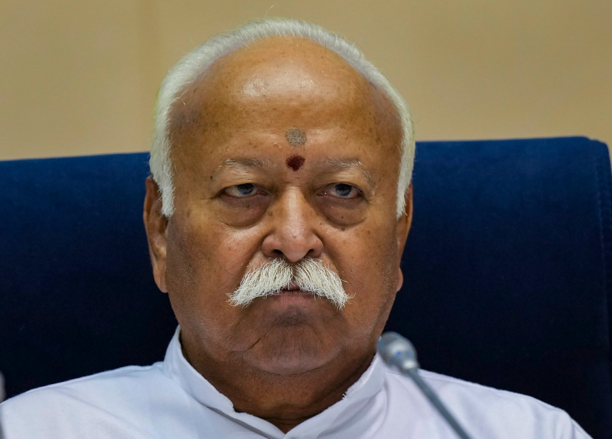 PTI_News's tweet photo. STORY | Ram Temple built due to commitment of those in power; India already a Hindu Rashtra: Bhagwat

The Ram Temple in Ayodhya was built due to the commitment of those in power and the support of everyone in the country, RSS chief Mohan Bhagwat has said, emphasising that there is no need to declare India a Hindu Rashtra as it already is.

READ: https://t.co/lqLyIHAp8O

(PTI File Photo)