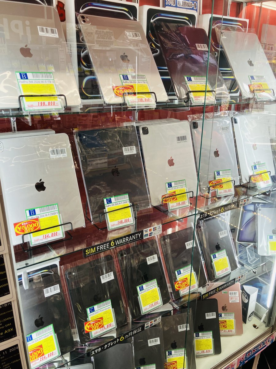 inverse_osaka2's tweet image. ショップインバースモバイル館　日本橋店です😉

📱iPad 各種📱

いっぱいあります✨

#ショップインバースモバイル館
#iPad 
#iPadmini
#iPadPro
#iPadAir
