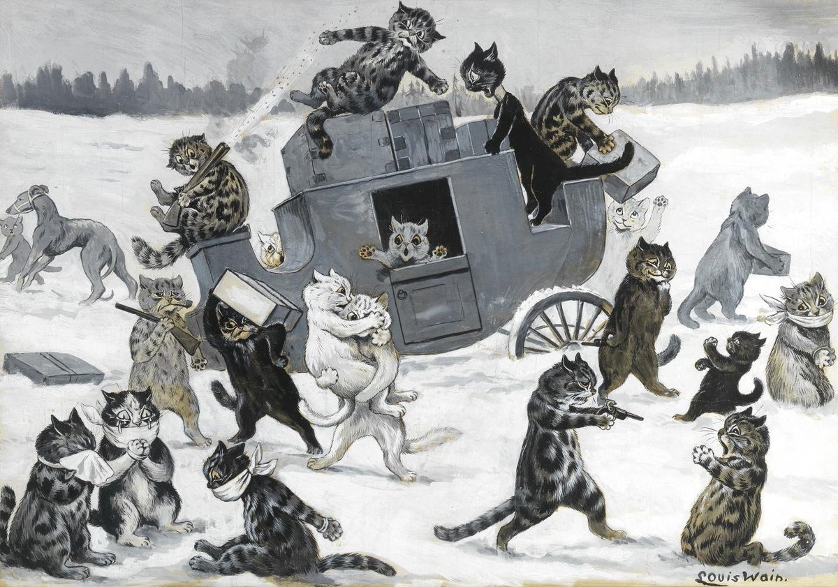 Louis Wain Bot tweet media