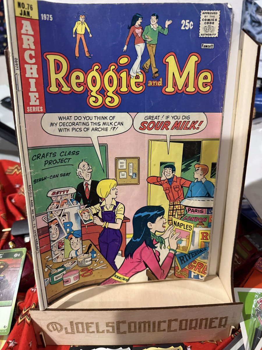 JOELCOMICSTABLE's tweet image. Vintage Reggie and me year 1975 #Archie #Comic