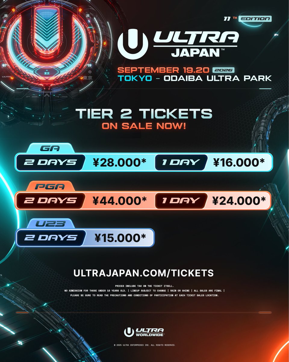 Ultra Japan tweet media