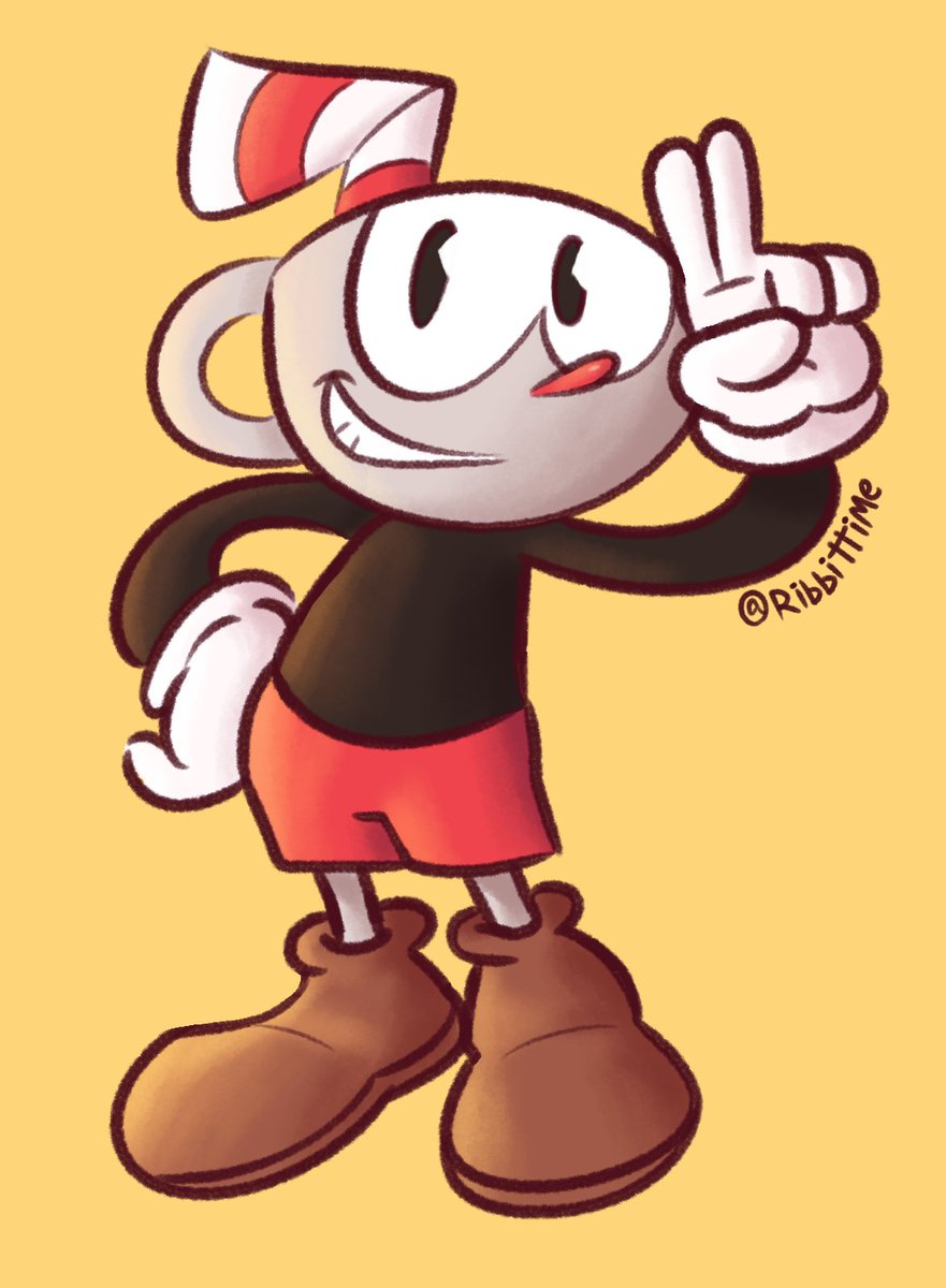 RibbitTime's tweet image. Back when i was a little shrimp i drew this guy way too much

#cuphead #digitalart