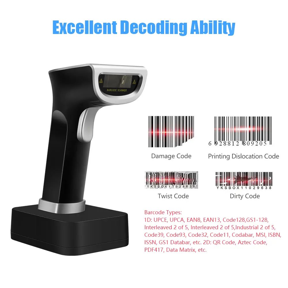 Yuhengda2023's tweet image. YHD-6800LW 1D wireless laser barcode scanner with base, fast 300 scans/sec &amp;amp; stable 2.4G range up to 100m.
🌐 yhdaa.com 📧 sales@yhdaa.com
#yhd6800lw #barcodescanner #wirelessscanner #laserbarcode #1dscanner #retail #warehouse #logistics #pos #yhdaa