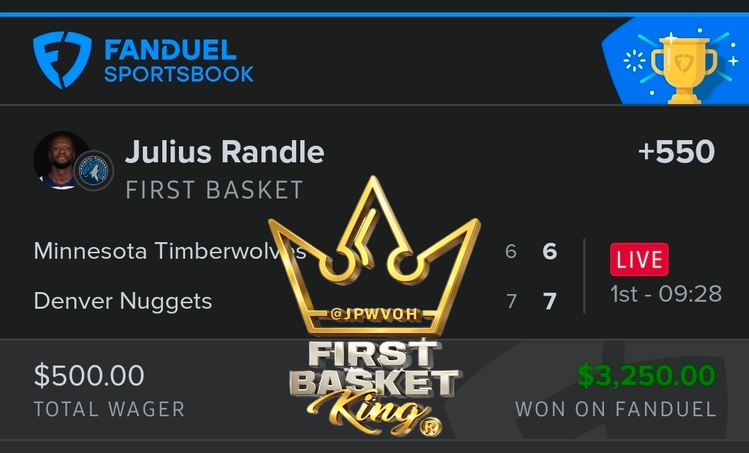JPWVOH's tweet photo. Cash that! 

Randle hits! 

#FirstBasketKing ®️

https://t.co/hImuAel68u https://t.co/NRECklKSi5