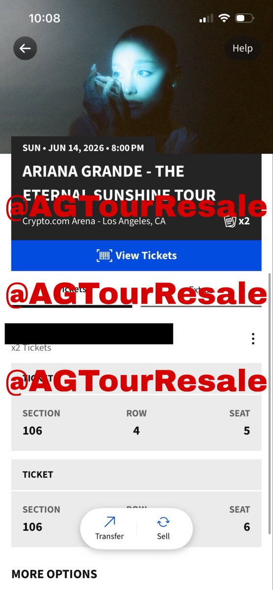 ariana tour resale 🌺 tweet media