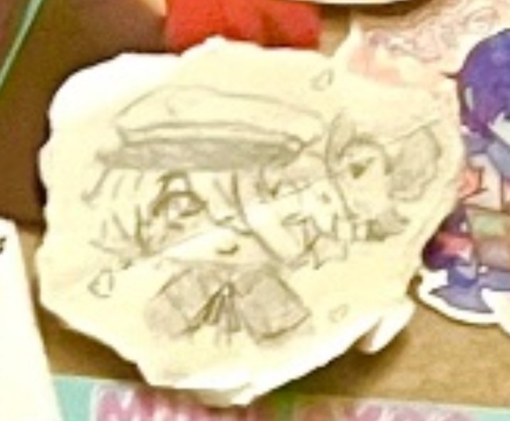 Perrys_Galaxy's tweet photo. @TsuruRoach I drew this little Oliver sketch and the really dumb Len doodle in your book lol, thank you so much for the freebies btw I love them so much! https://t.co/YXXAh5eVtz