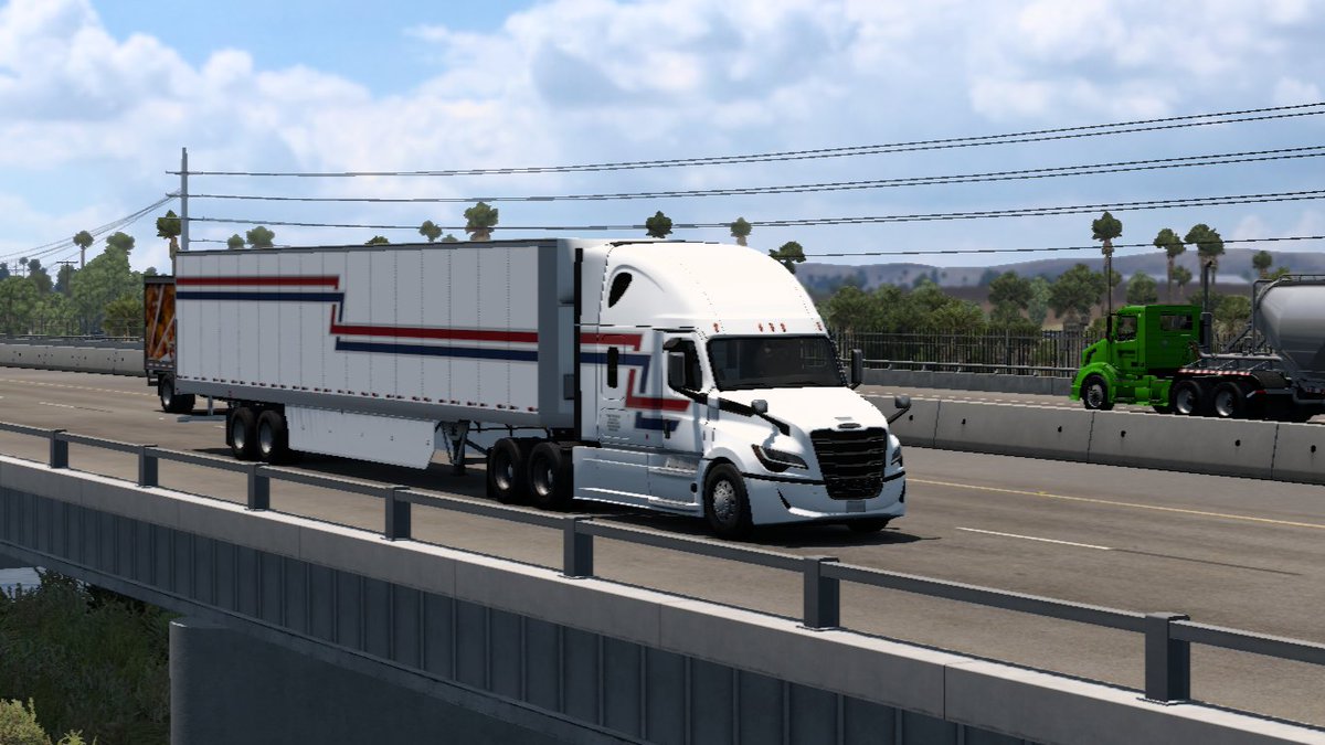 realVicTorres02's tweet image. Mid-morning drive for Liam this time after offloading the load from LA as he goes to Camp Verde with 32,347 lb of TVs from Blythe. 🚛

@SCSsoftware
#AmericanTruckSimulator
#ATS
#BestCommunityEver
(Part 1)