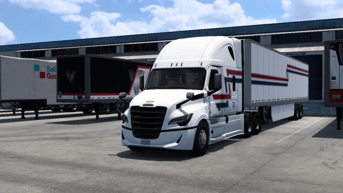 realVicTorres02's tweet image. Mid-morning drive for Liam this time after offloading the load from LA as he goes to Camp Verde with 32,347 lb of TVs from Blythe. 🚛

@SCSsoftware
#AmericanTruckSimulator
#ATS
#BestCommunityEver
(Part 1)