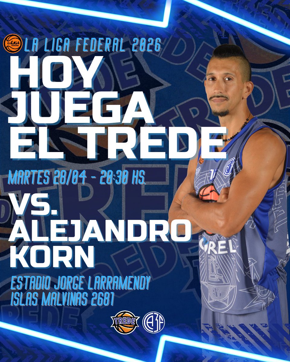 tredebasquetok's tweet photo. ¡HOY JUEGA EL TREDE! 💙🤍🏀
#SomosPasión #SomosFamilia #TredeBasquet #ORGULLODEPERTENECER #LaLigaFederal https://t.co/WxnYSy8pbN