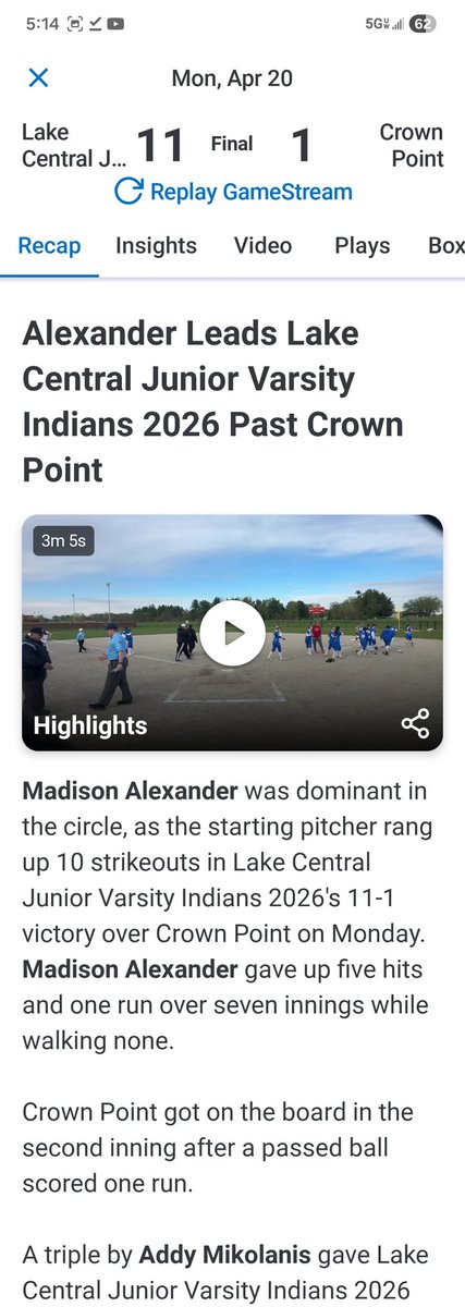 Madison Alexander 2029 tweet media