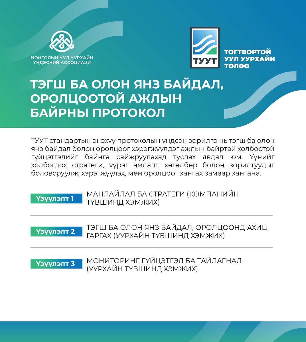 Монголын Уул Уурхайн Үндэсний Ассоциаци tweet media