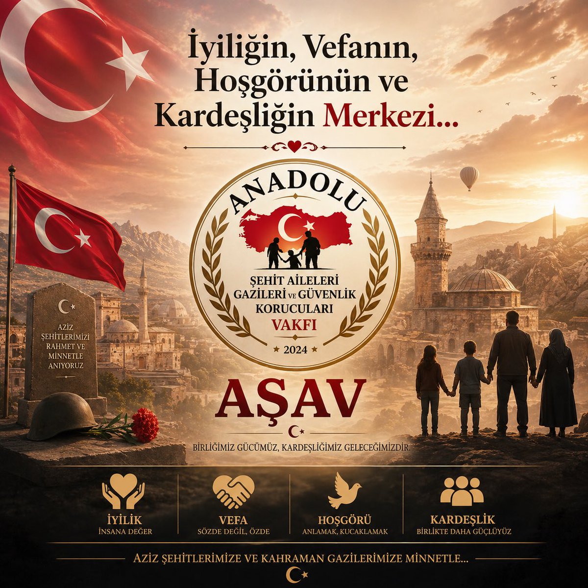 ZiyaSozen's tweet photo. İyiliğin , Vefanın, Hoşgörünün ve Kardeşliğin Merkezi…

Anadolu Şehit Aileleri Gazileri ve Güvenlik Korucuları Vakfı 
( AŞAV ) 
@AsavVakfi @lokmanbeyazz https://t.co/MltYyDjZtW